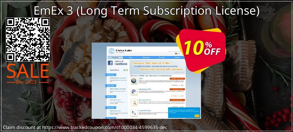 EmEx 3 - Long Term Subscription License  coupon on World Backup Day offering sales