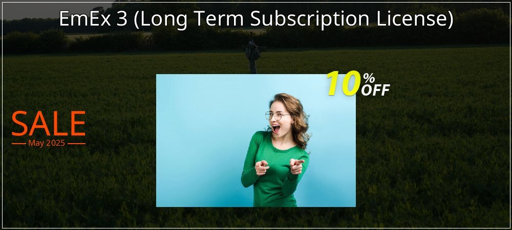 EmEx 3 - Long Term Subscription License  coupon on National Walking Day super sale