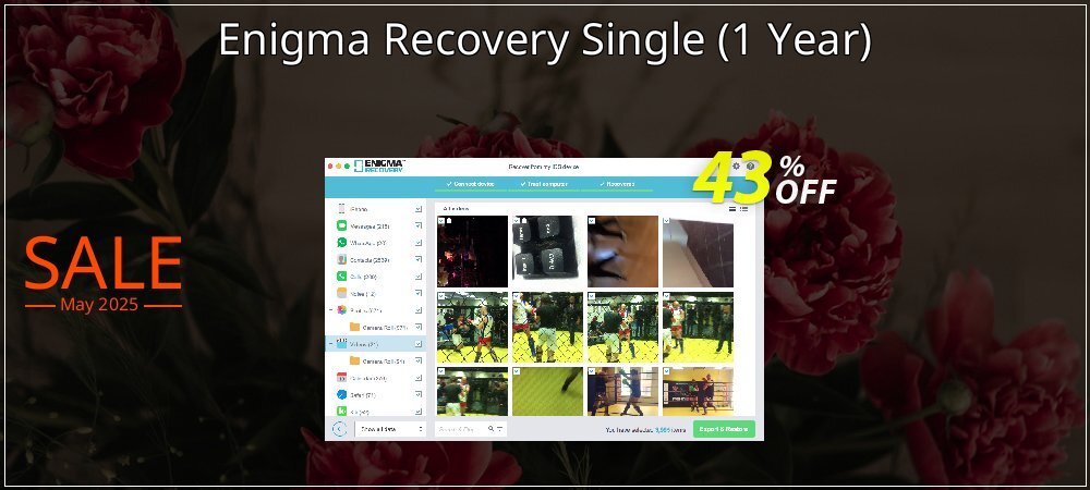 Enigma Recovery Single - 1 Year  coupon on World Password Day sales