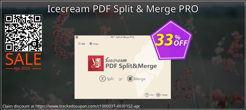 Icecream PDF Split & Merge PRO coupon on National Memo Day promotions