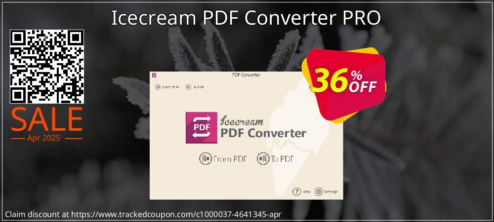 Icecream PDF Converter PRO coupon on Mother Day offering sales