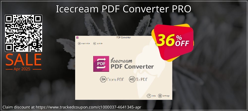 Icecream PDF Converter PRO coupon on National Walking Day offering discount