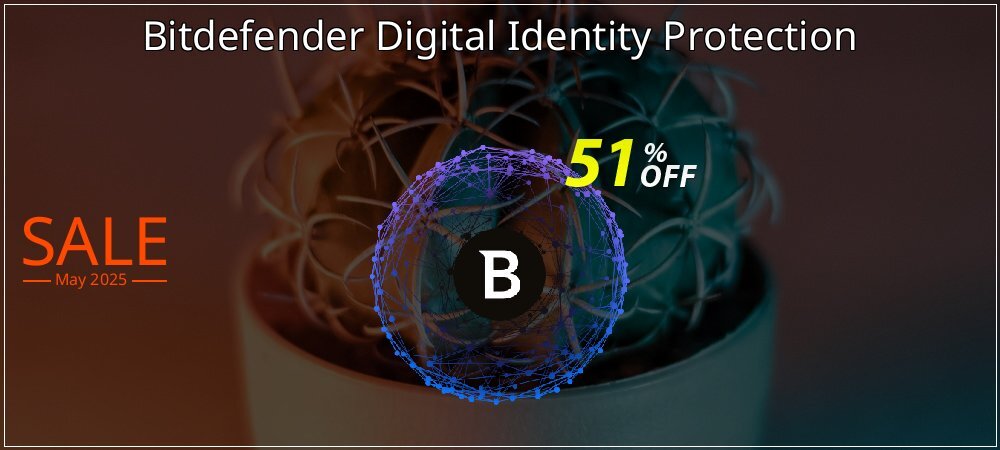 Bitdefender Digital Identity Protection coupon on Tell a Lie Day offering sales