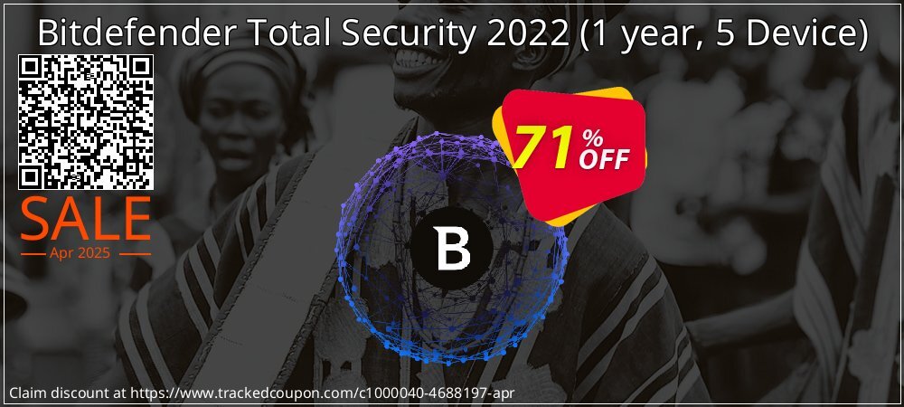 Bitdefender Total Security 2022 - 1 year, 5 Device  coupon on Working Day super sale