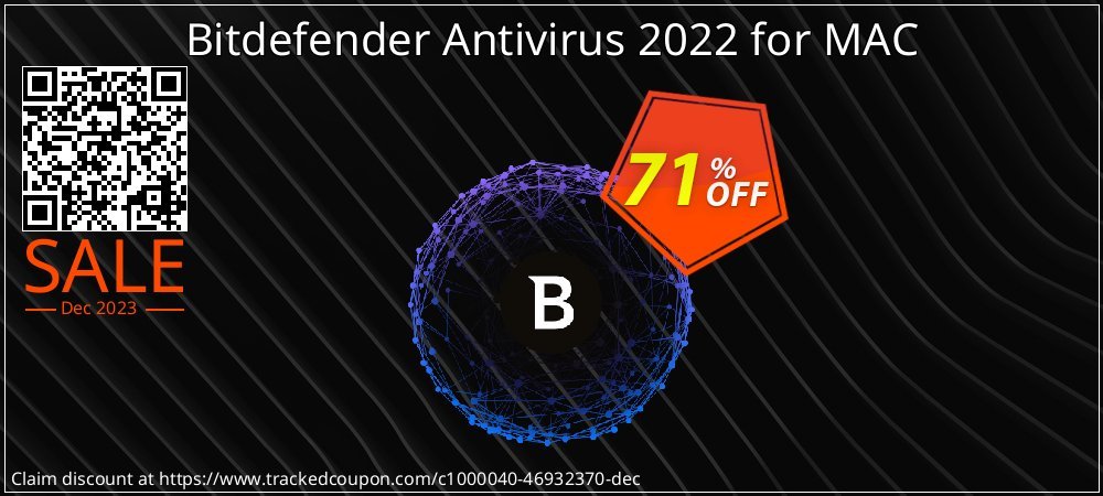 Bitdefender Antivirus 2022 for MAC coupon on National Walking Day offering sales