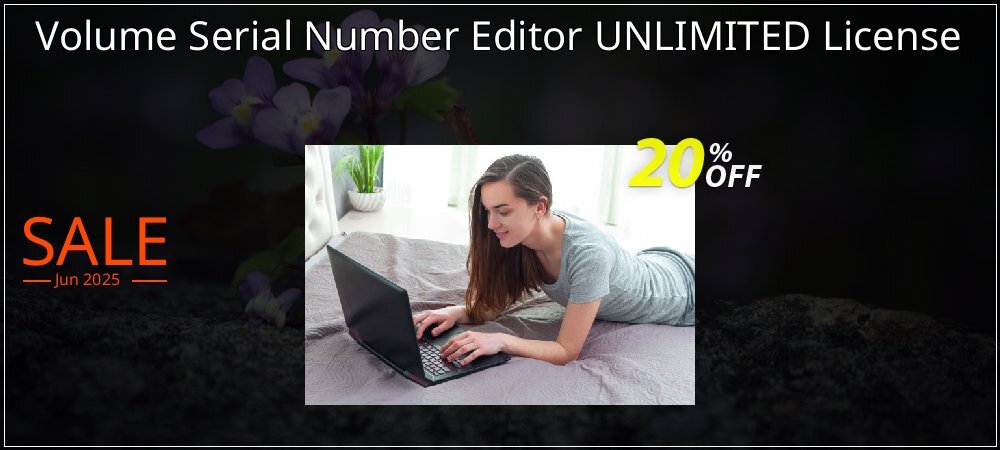 Volume Serial Number Editor UNLIMITED License coupon on Parents' Day sales