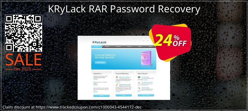 KRyLack RAR Password Recovery coupon on April Fools' Day deals
