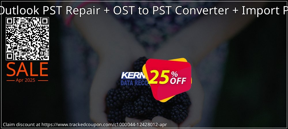 Kernel Bundle: Outlook PST Repair + OST to PST Converter + Import PST to Office 365 coupon on Working Day offering sales