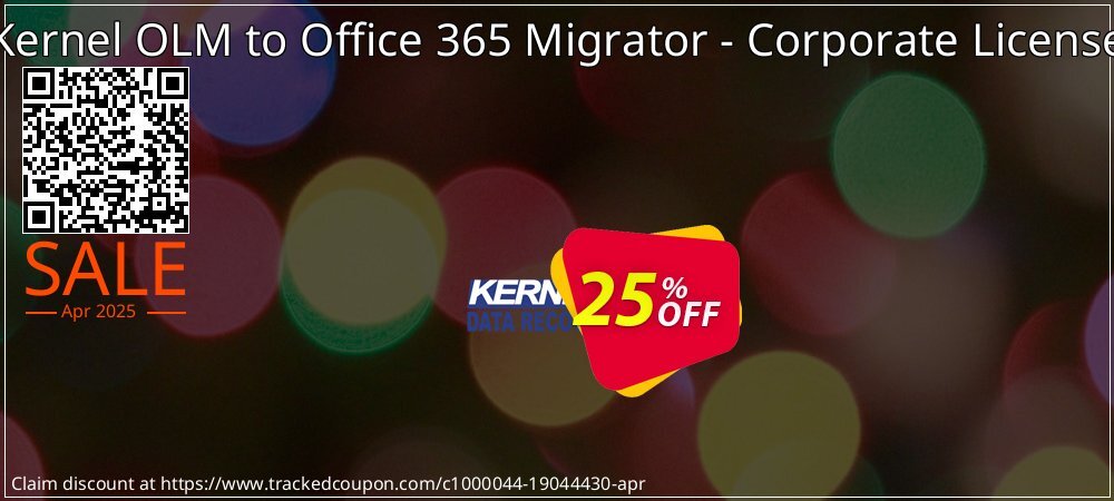 Kernel OLM to Office 365 Migrator - Corporate License coupon on National Walking Day sales