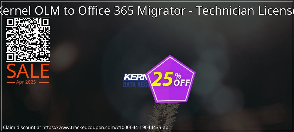 Kernel OLM to Office 365 Migrator - Technician License coupon on National Walking Day offering sales