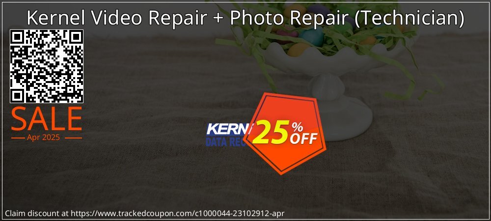 Kernel Video Repair + Photo Repair - Technician  coupon on National Memo Day offering sales