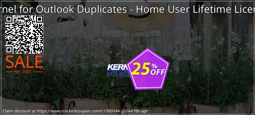 Kernel for Outlook Duplicates - Home User Lifetime License coupon on World Party Day offering discount