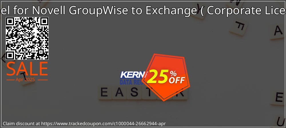 Kernel for Novell GroupWise to Exchange -  Corporate License   coupon on World Password Day super sale