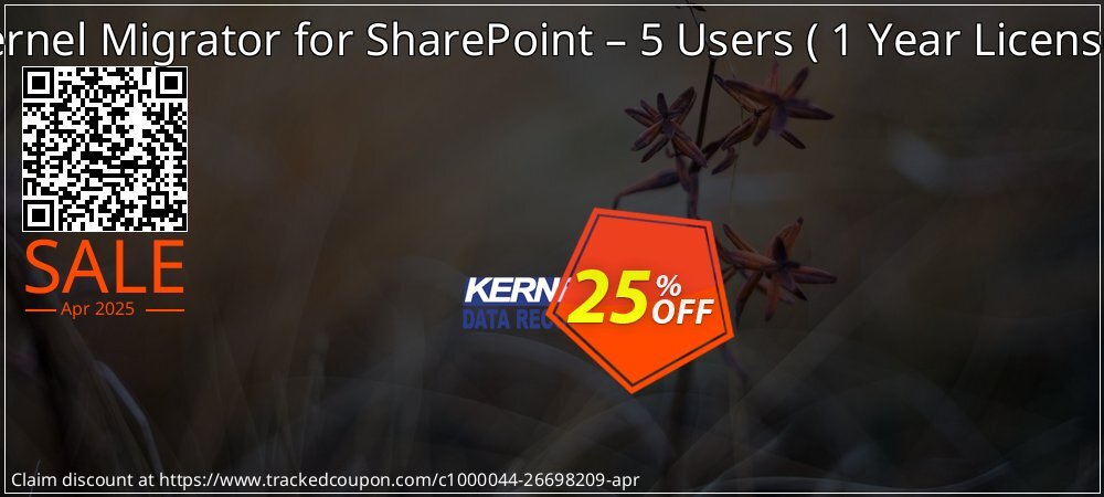 Kernel Migrator for SharePoint – 5 Users -  1 Year License   coupon on April Fools' Day discounts