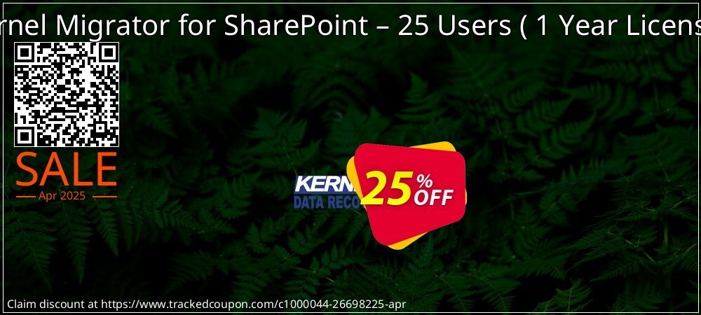 Kernel Migrator for SharePoint – 25 Users -  1 Year License   coupon on National Walking Day super sale