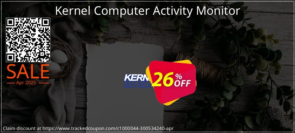 Kernel Computer Activity Monitor coupon on National Walking Day offering sales