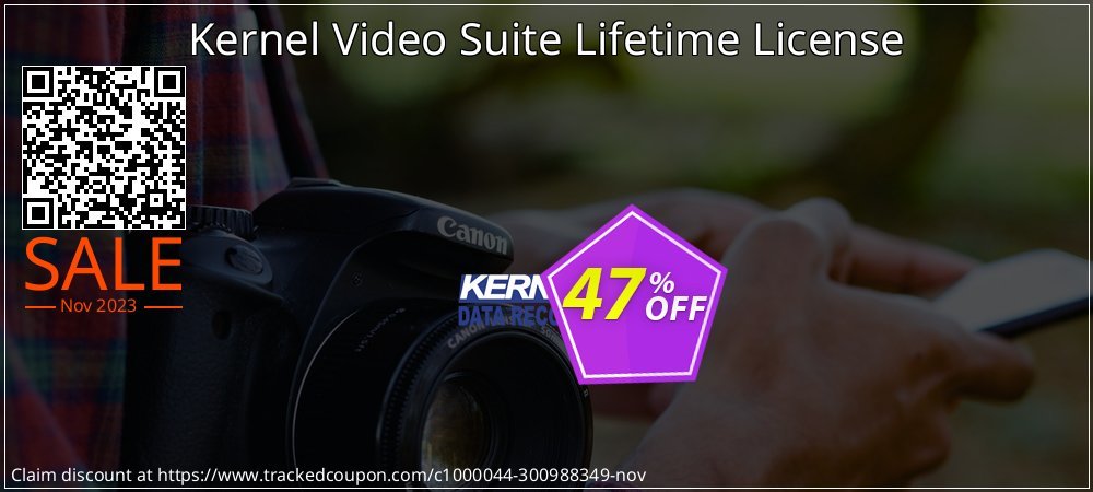 Kernel Video Suite Lifetime License coupon on Earth Hour sales