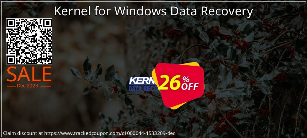 Kernel for Windows Data Recovery coupon on National Smile Day offer