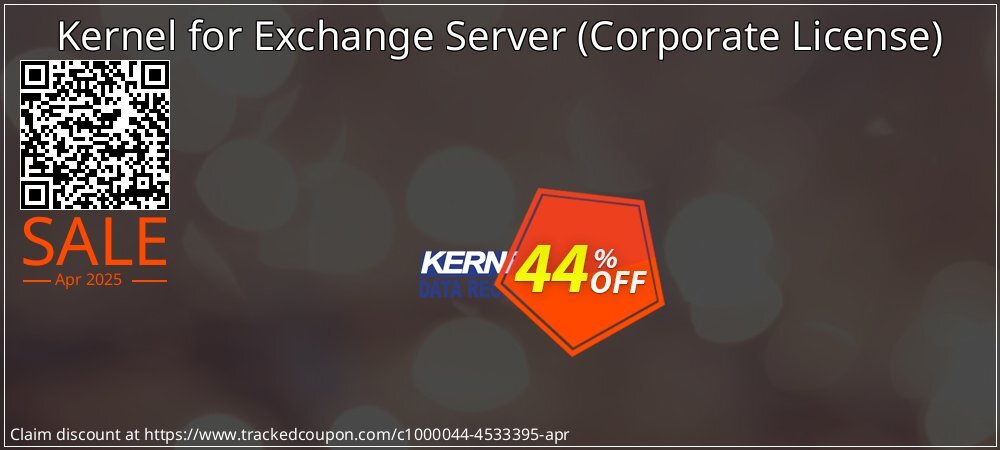 Kernel for Exchange Server - Corporate License  coupon on World Backup Day super sale