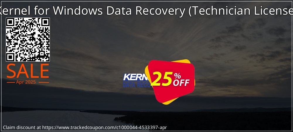 Kernel for Windows Data Recovery - Technician License  coupon on Working Day deals