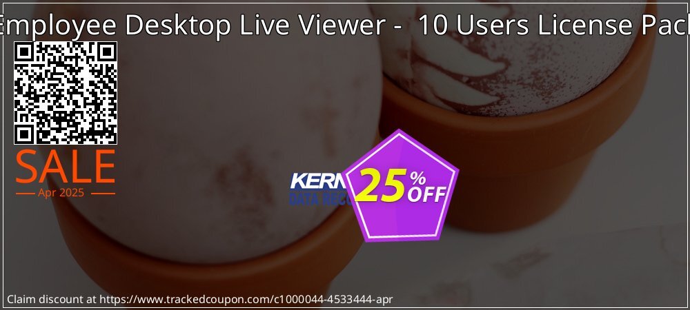 Employee Desktop Live Viewer -  10 Users License Pack coupon on April Fools' Day deals