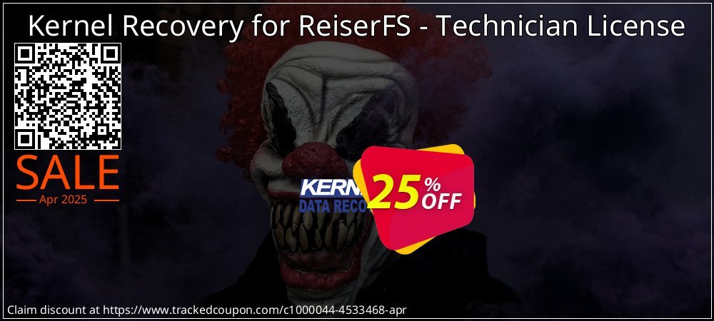 Kernel Recovery for ReiserFS - Technician License coupon on National Pizza Party Day sales