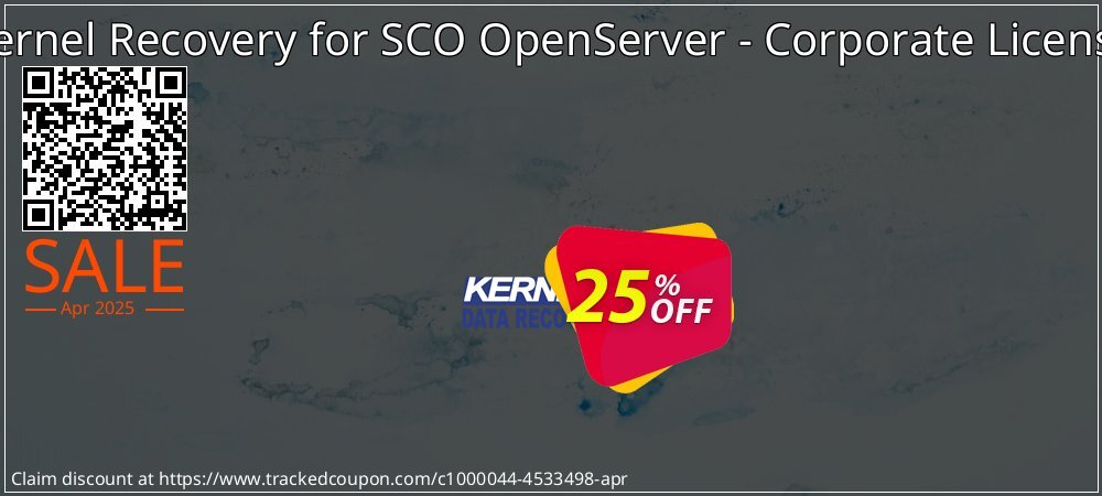 Kernel Recovery for SCO OpenServer - Corporate License coupon on National Pizza Party Day discount