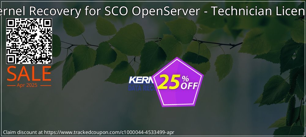 Kernel Recovery for SCO OpenServer - Technician License coupon on Tell a Lie Day discount