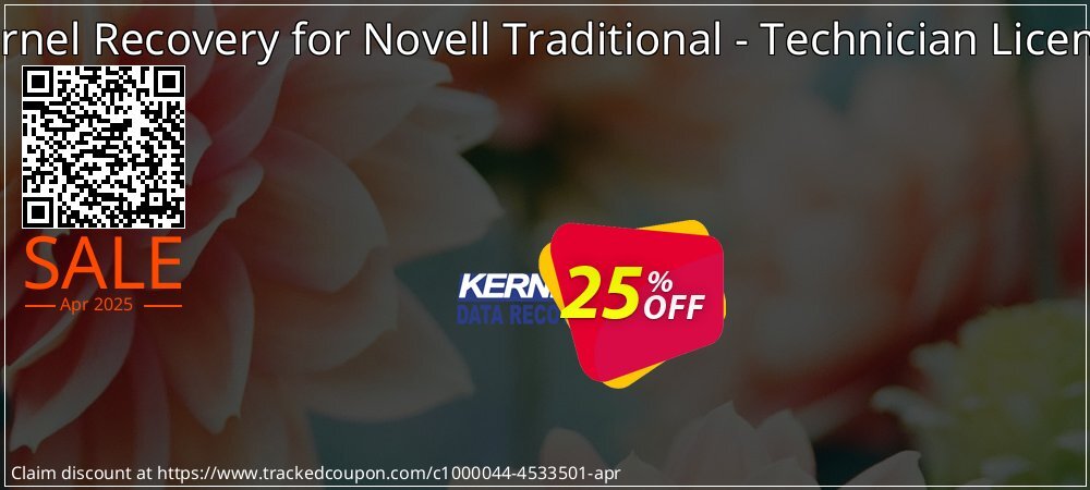 Kernel Recovery for Novell Traditional - Technician License coupon on World Party Day offering sales