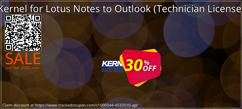 Kernel for Lotus Notes to Outlook - Technician License  coupon on National Walking Day offering sales