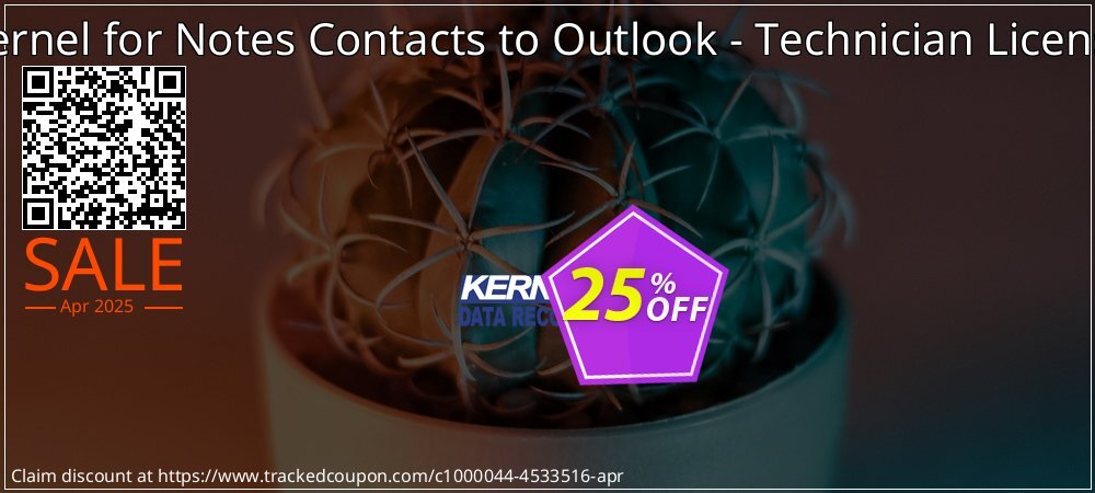 Kernel for Notes Contacts to Outlook - Technician License coupon on National Loyalty Day discount