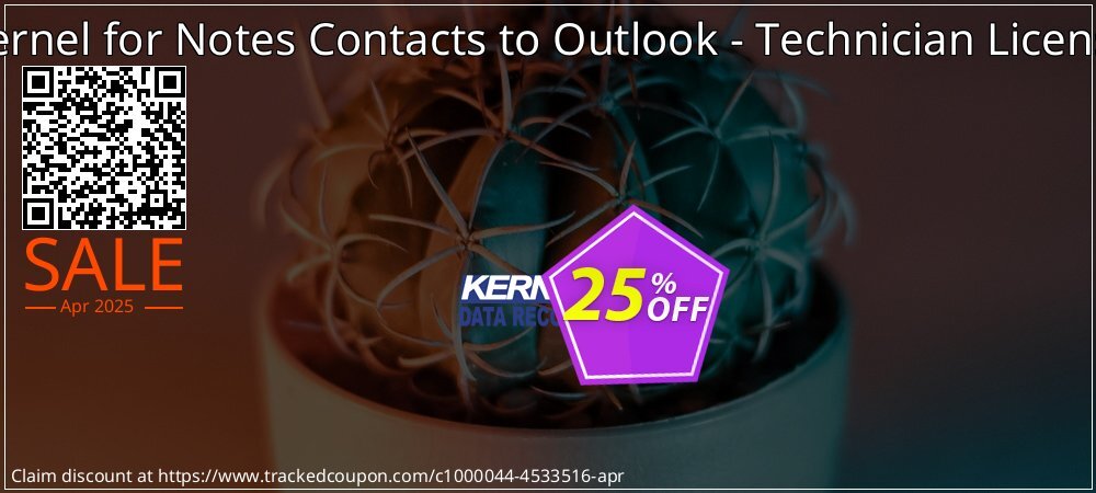 Kernel for Notes Contacts to Outlook - Technician License coupon on World Party Day offer