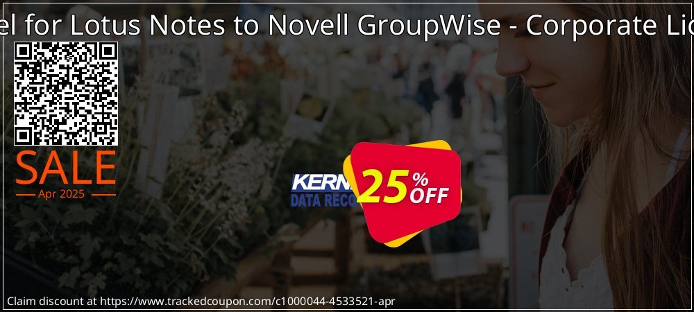 Kernel for Lotus Notes to Novell GroupWise - Corporate License coupon on National Loyalty Day promotions