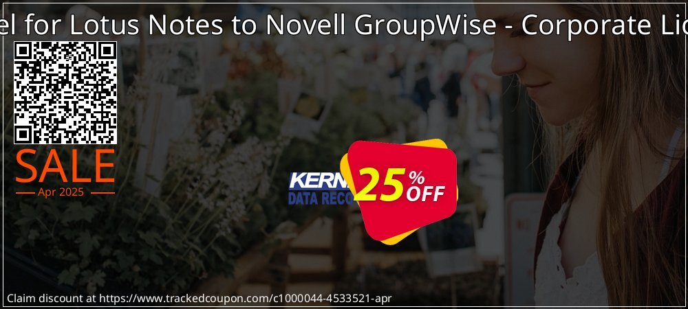 Kernel for Lotus Notes to Novell GroupWise - Corporate License coupon on World Party Day discounts