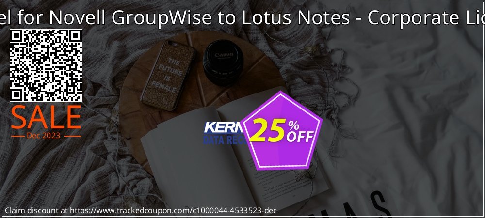 Kernel for Novell GroupWise to Lotus Notes - Corporate License coupon on Easter Day sales