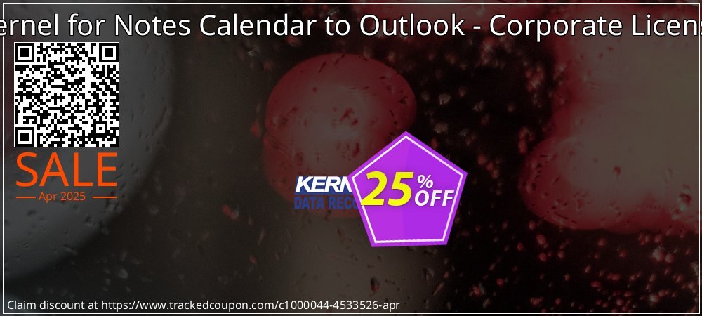 Kernel for Notes Calendar to Outlook - Corporate License coupon on Palm Sunday offer