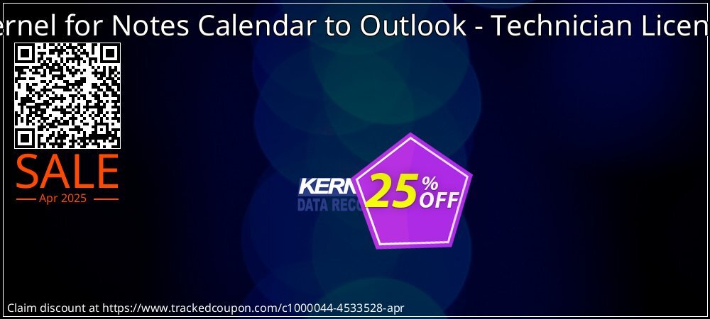 Kernel for Notes Calendar to Outlook - Technician License coupon on Easter Day offering sales