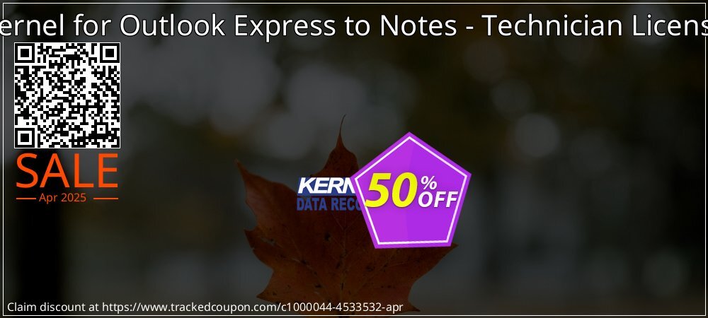 Kernel for Outlook Express to Notes - Technician License coupon on Working Day deals