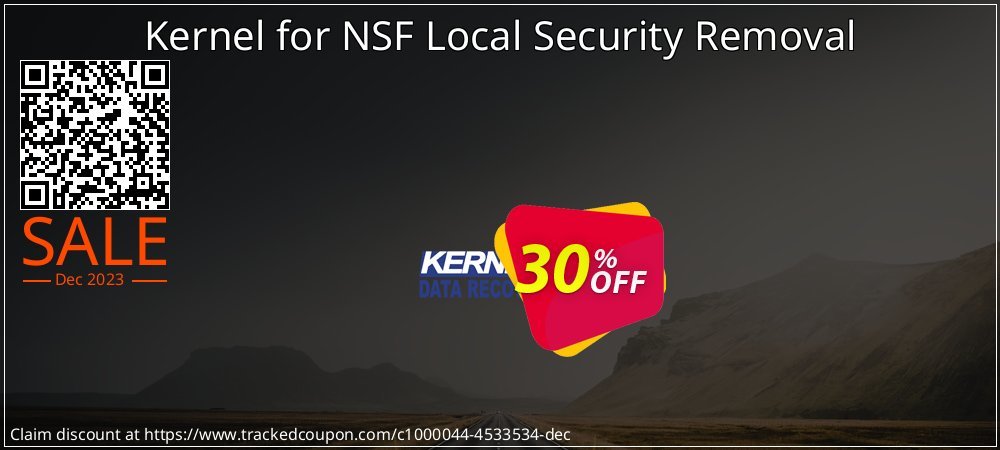 Kernel for NSF Local Security Removal coupon on Tell a Lie Day offer