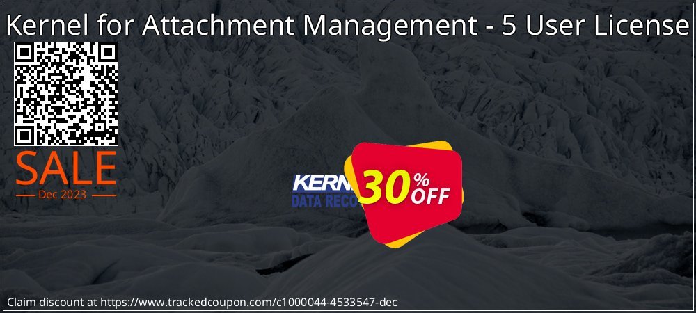 Kernel for Attachment Management - 5 User License coupon on April Fools' Day super sale