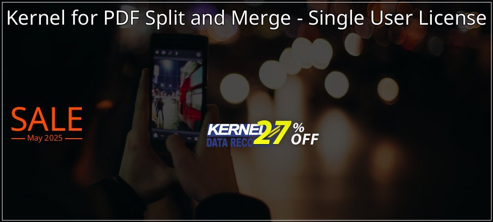 Kernel for PDF Split and Merge - Single User License coupon on National Walking Day sales