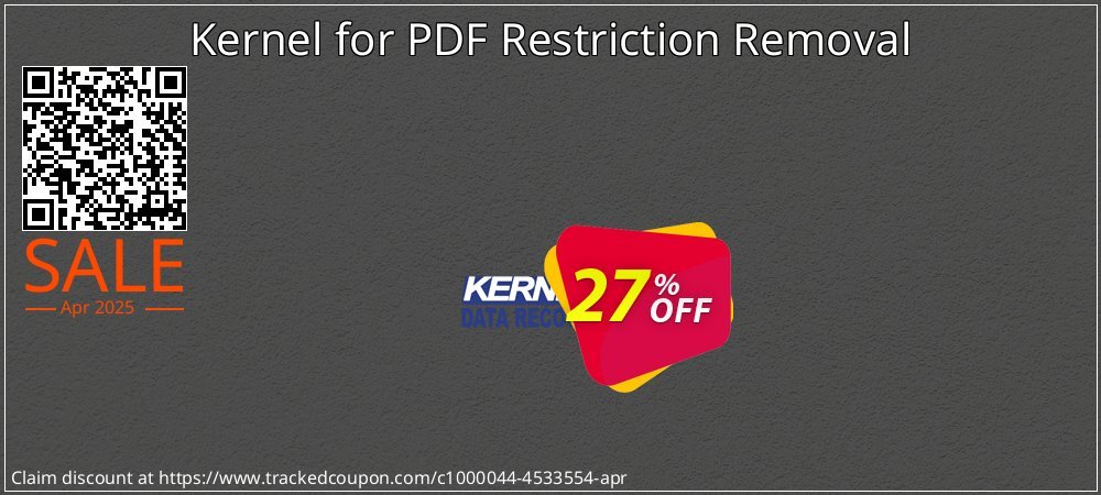 Kernel for PDF Restriction Removal coupon on World Password Day offering sales