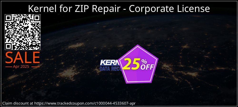 Kernel for ZIP Repair - Corporate License coupon on April Fools Day offer