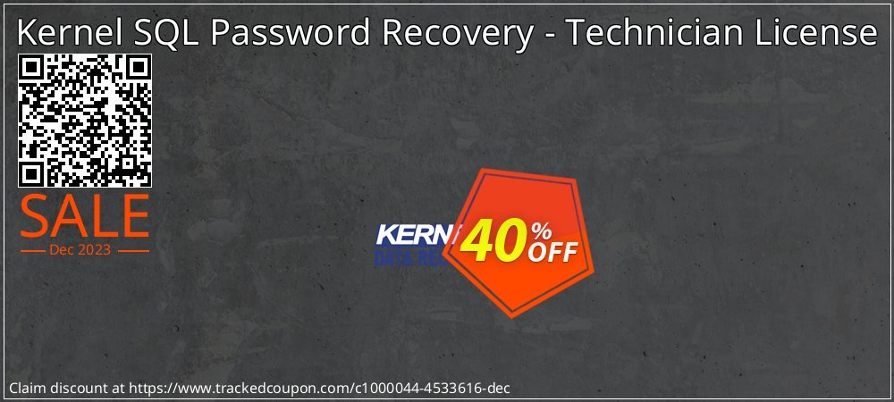 Kernel SQL Password Recovery - Technician License coupon on World Party Day discount