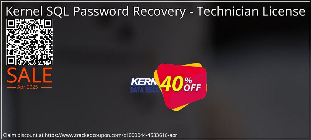 Kernel SQL Password Recovery - Technician License coupon on World Party Day discount