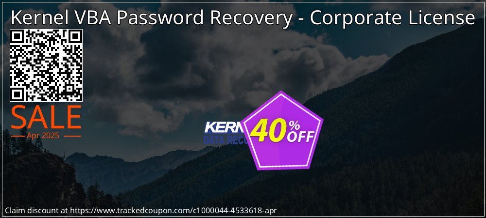 Kernel VBA Password Recovery - Corporate License coupon on Virtual Vacation Day offering discount