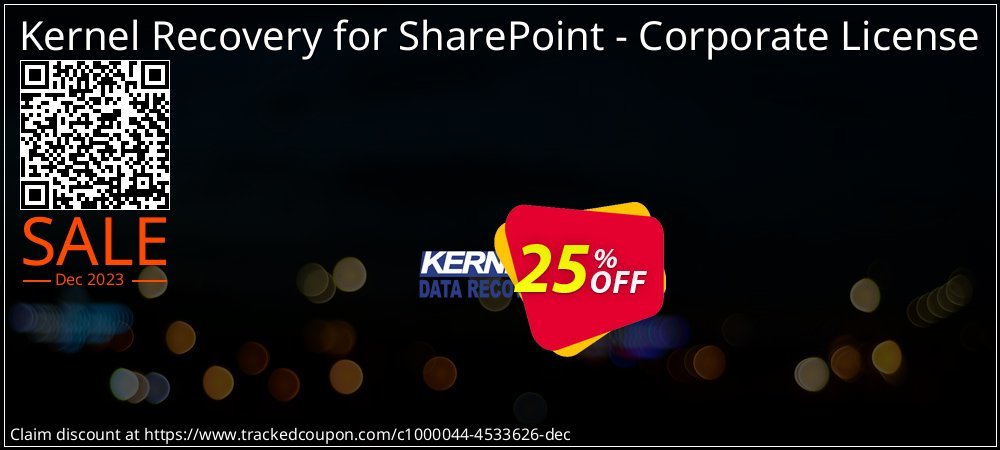 Kernel Recovery for SharePoint - Corporate License coupon on World Party Day offering discount