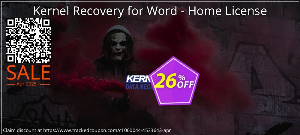 Kernel Recovery for Word - Home License coupon on Constitution Memorial Day offering discount