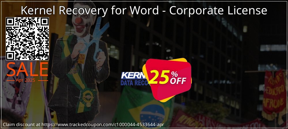 Kernel Recovery for Word - Corporate License coupon on World Password Day offering sales