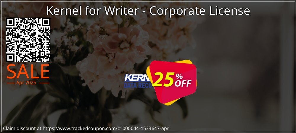Kernel for Writer - Corporate License coupon on Working Day promotions